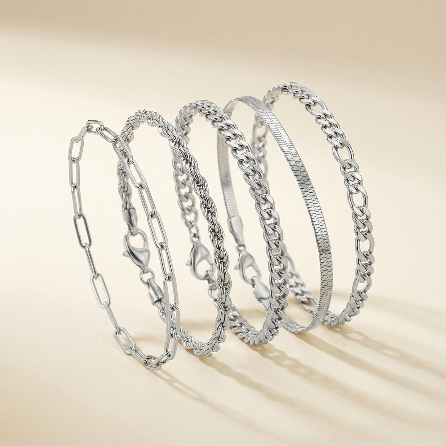 Ellen – Gold Bracelet Set