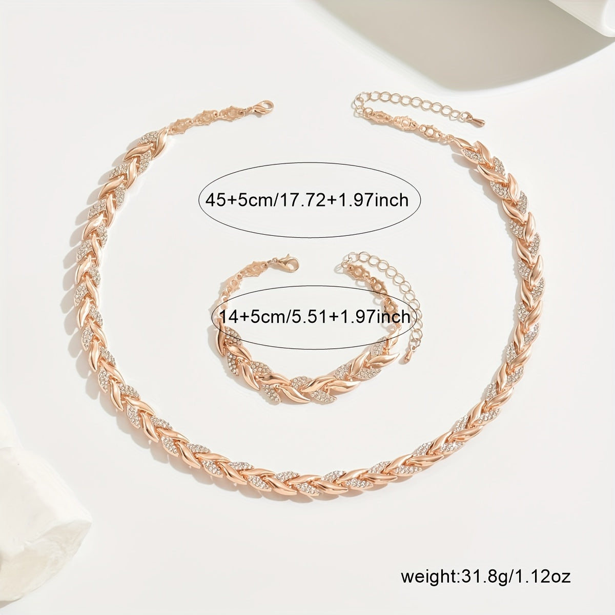 Lisa Elegant glass fish tail set with crystals