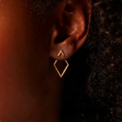 Timeless V-shaped earrings