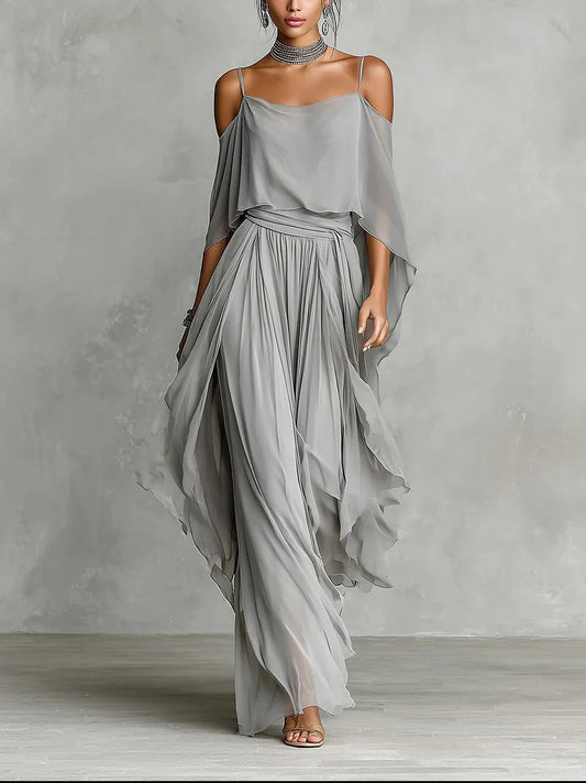 Sienna Gray fluid suit