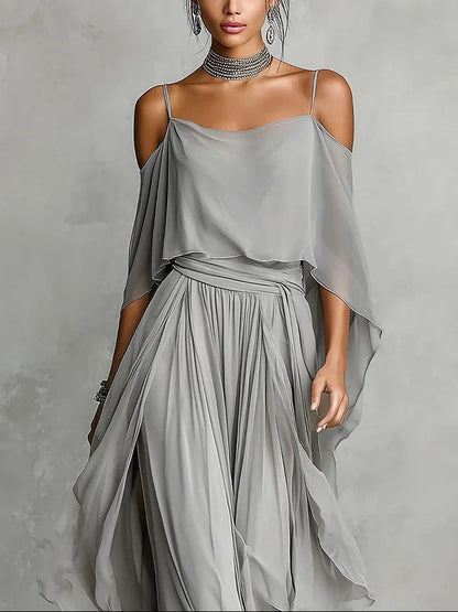 Sienna Gray fluid suit